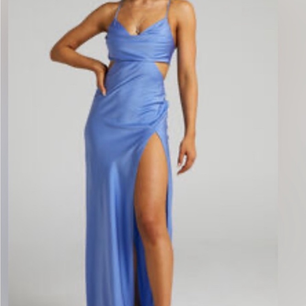 Blue gown size 8